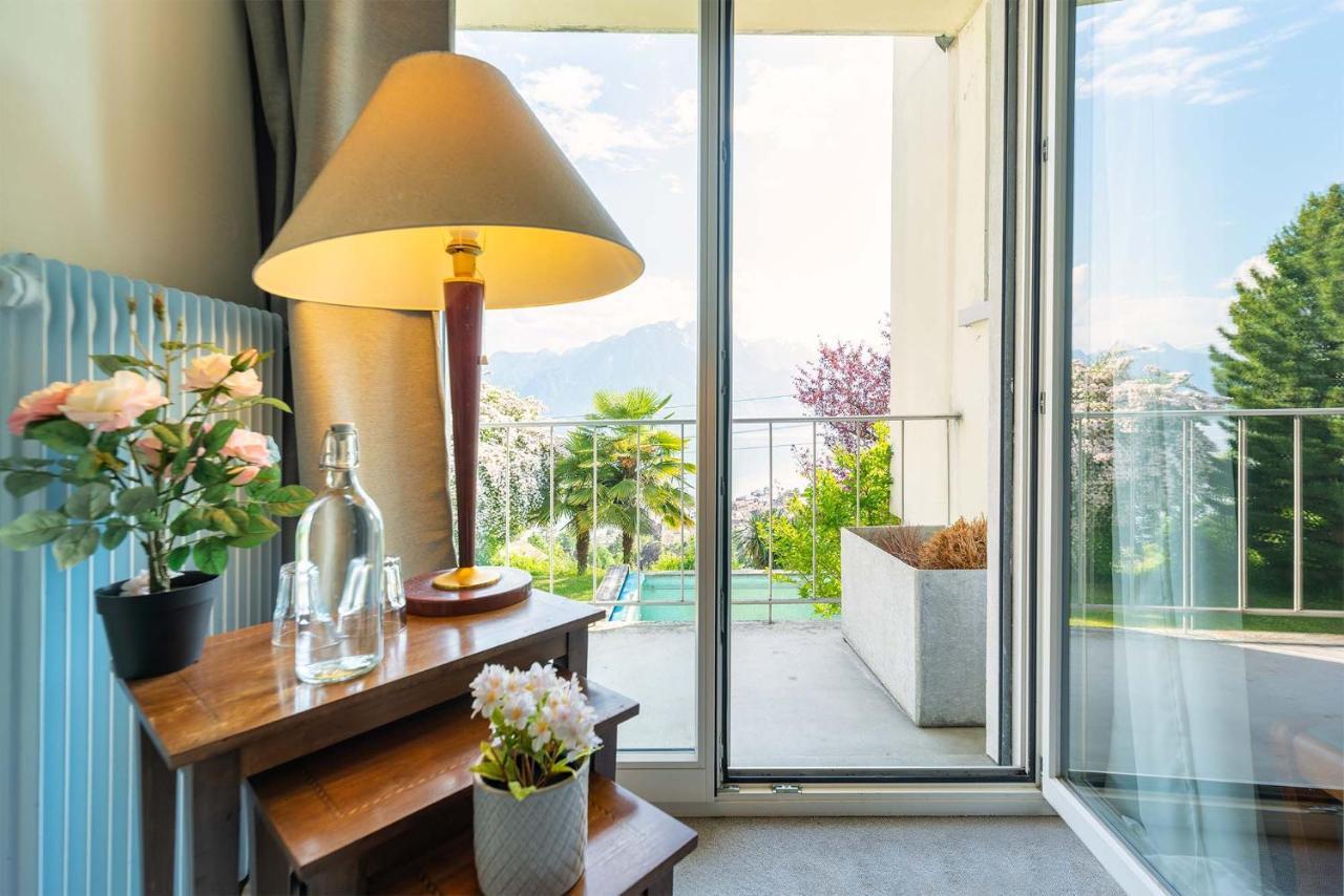 مونترو Rooms In Splendid Apartment With Parking-Stunning Lake View المظهر الخارجي الصورة