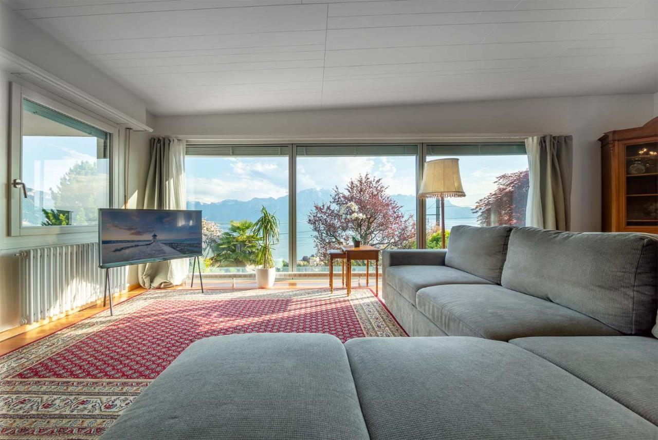 مونترو Rooms In Splendid Apartment With Parking-Stunning Lake View المظهر الخارجي الصورة